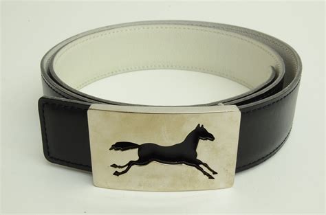 hermes belt with horse